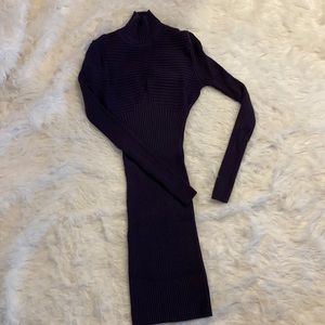 Moda International / Victoria Secret dark purple sweater dress
